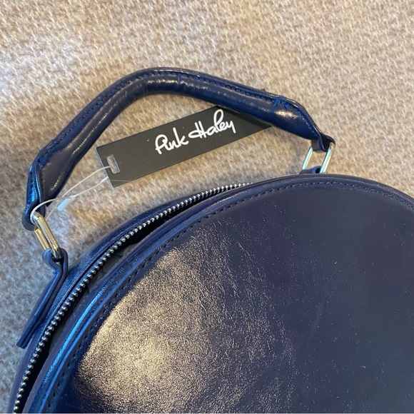 Pink Haley Midnight Blue Circular Bag - Picture 9 of 13